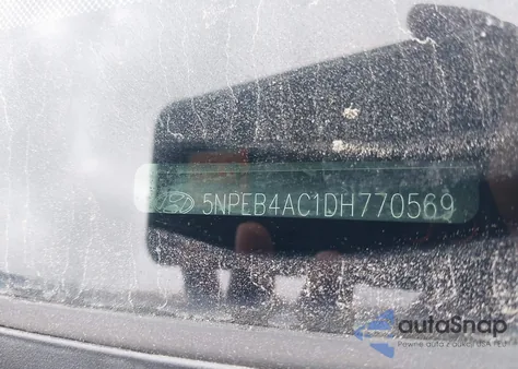 2013 Hyundai Sonata Gls from USA, damaged, VIN 5NPEB4AC1DH770569